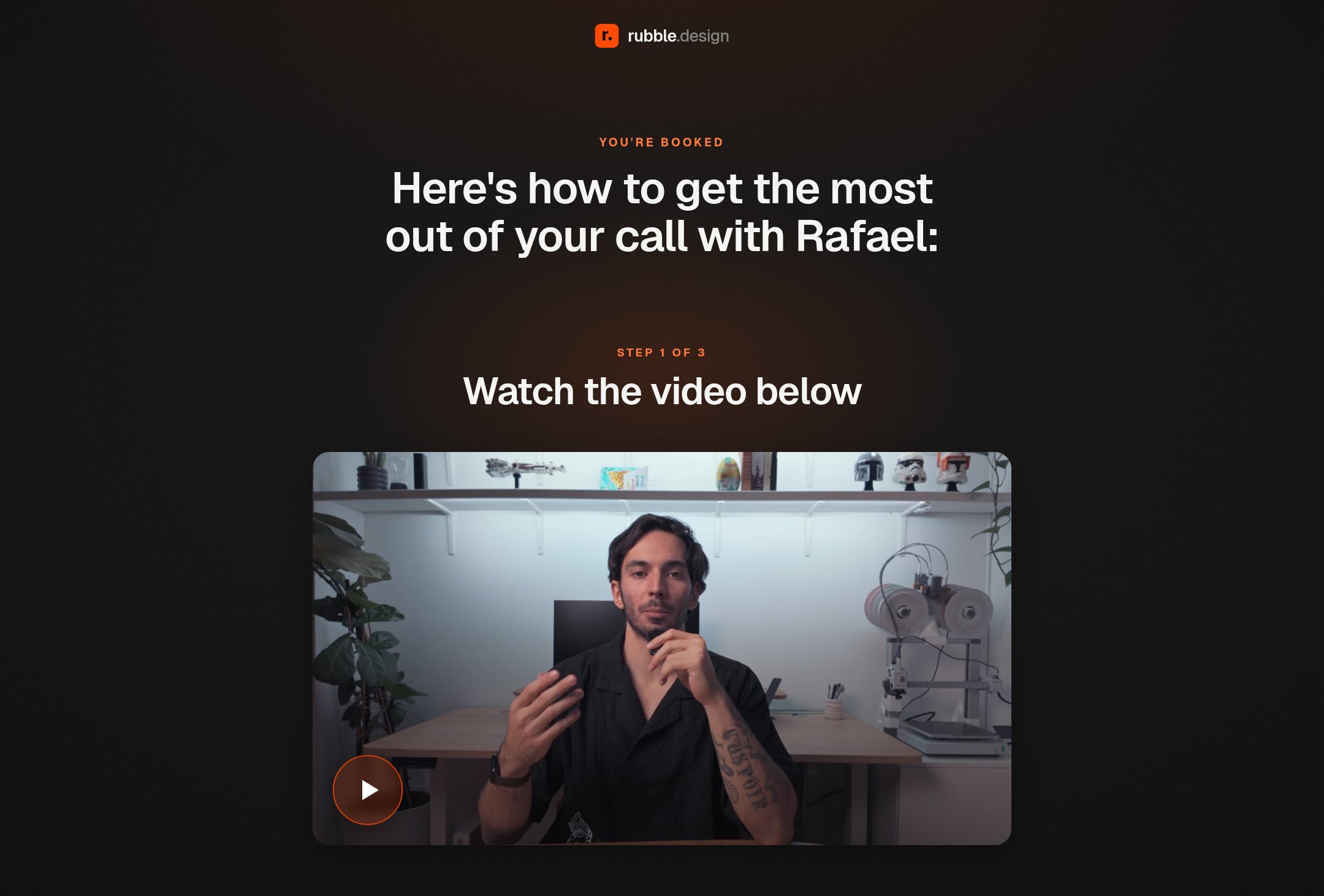 Thank-you page preview